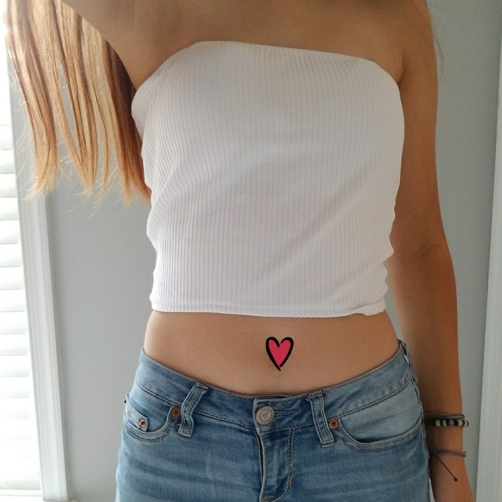 Bandeau crop top